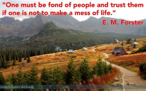 Inspirational Wallpaper Quote by E.-M.-Forster