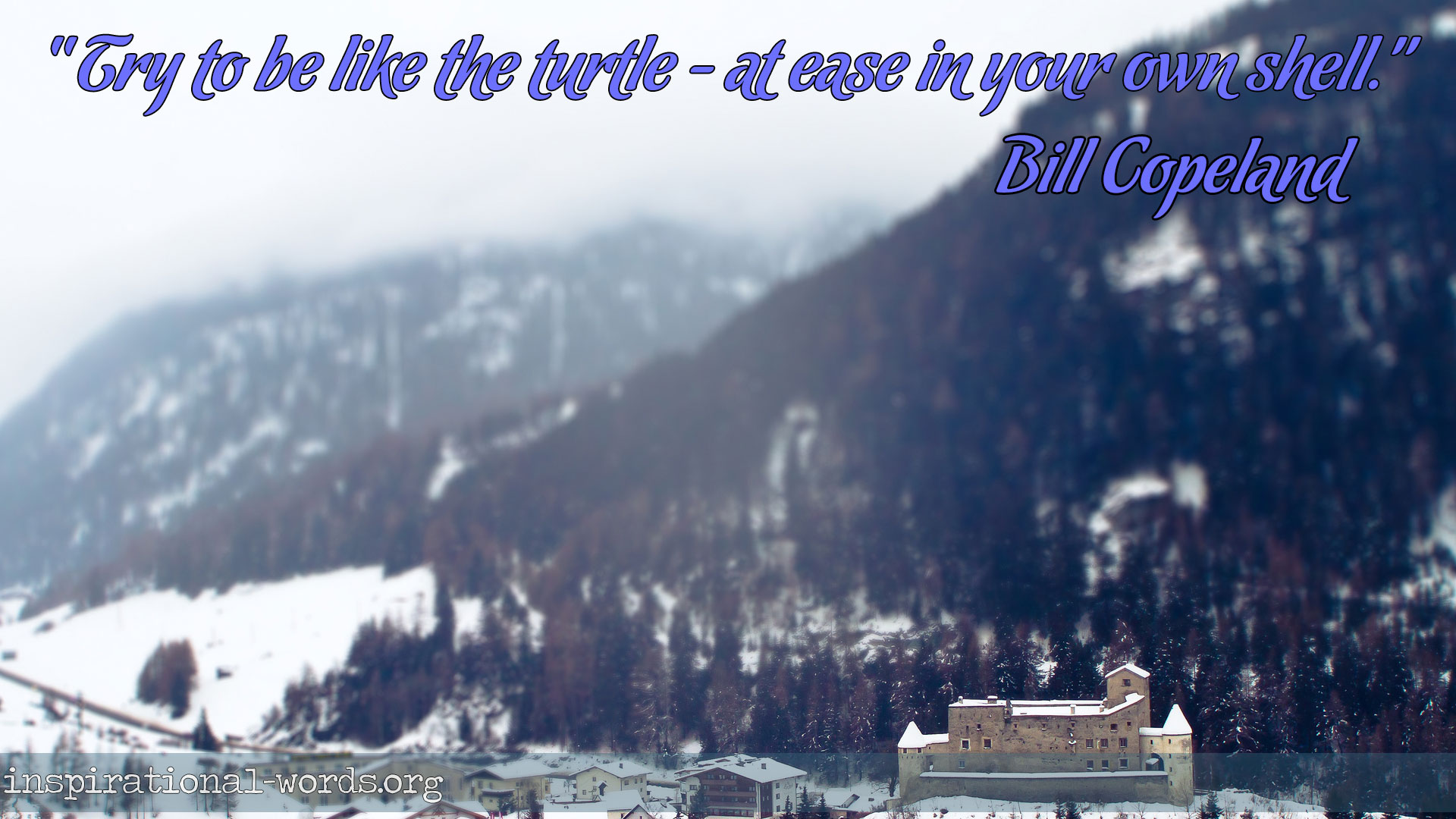Inspirational Wallpaper Quote by Bill Copeland