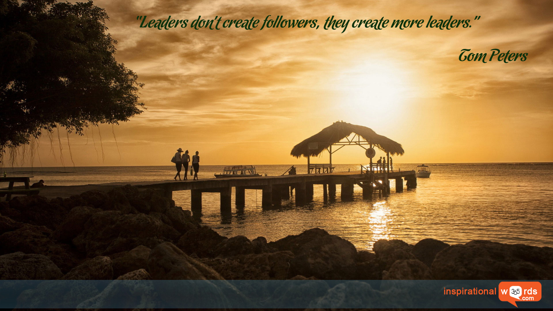 Inspirational Wallpaper Quote by Tom Peters