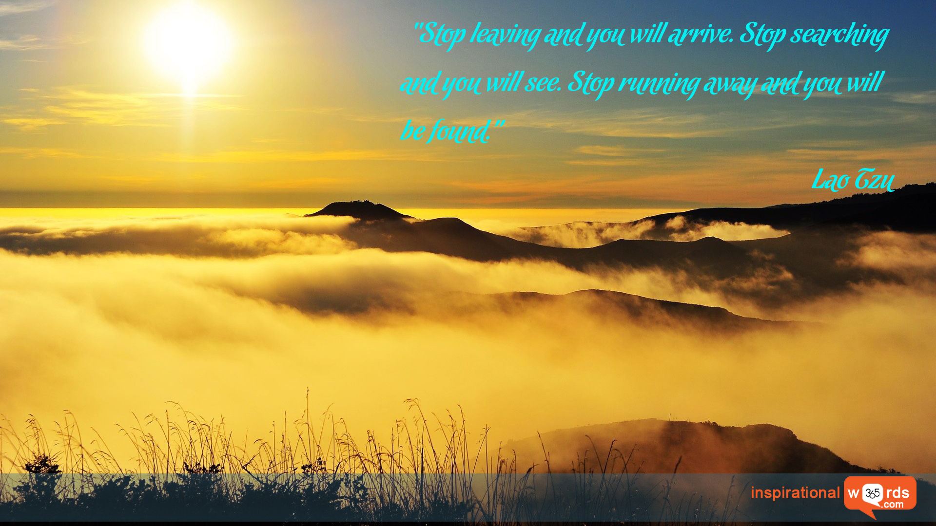 Inspirational Wallpaper Quote by Lao Tzu