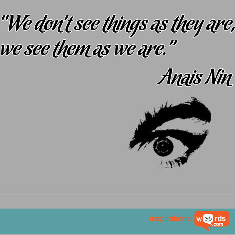 Inspirational Wallpaper Quote by Anais Nin