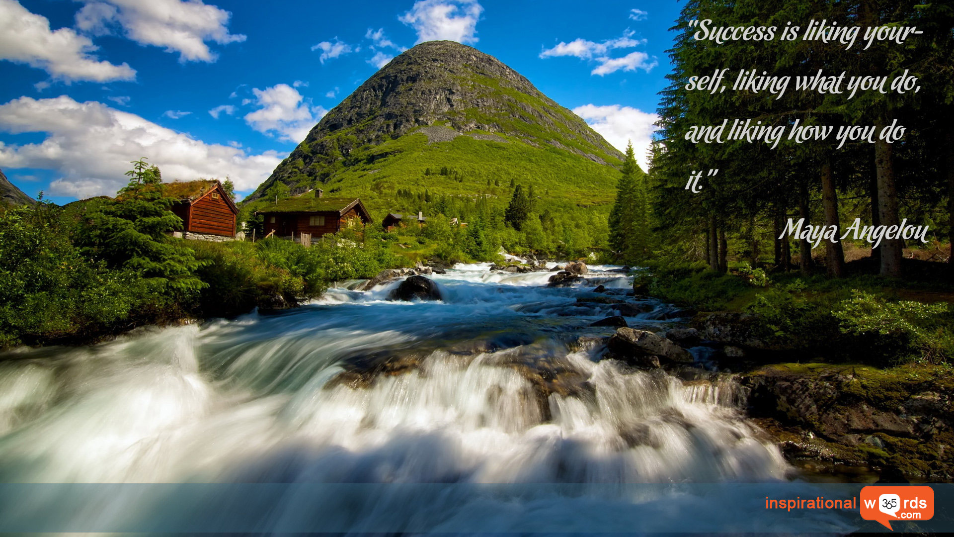 Inspirational Wallpaper Quote by Maya Angelou | Inspirational Words