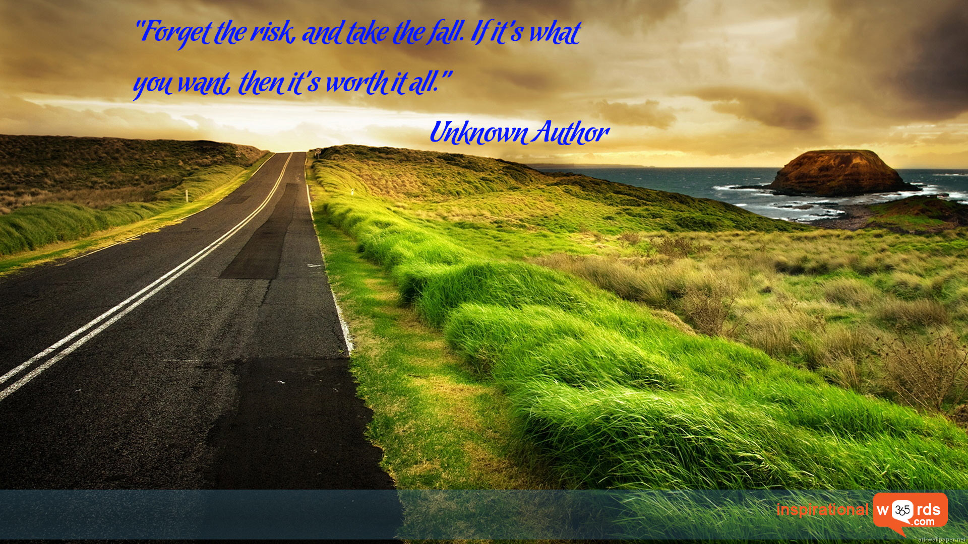 Inspirational Wallpaper Quote. Unknown Author | Inspirational Words